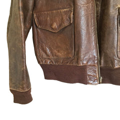 Cable Raincoat Co. Type A2 Leather Flight Jacket