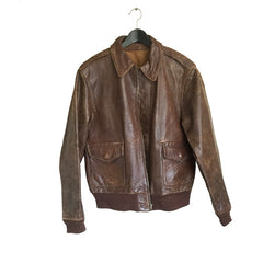Cable Raincoat Co. Type A2 Leather Flight Jacket