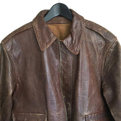 Cable Raincoat Co. Type A2 Leather Flight Jacket