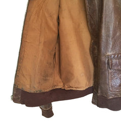 Cable Raincoat Co. Type A2 Leather Flight Jacket
