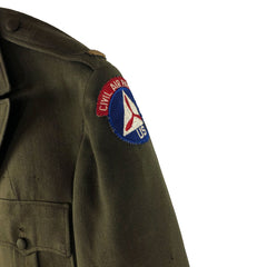 Dated 1942 Civil Air Patrol Chocolate Officer's Ike Jacket