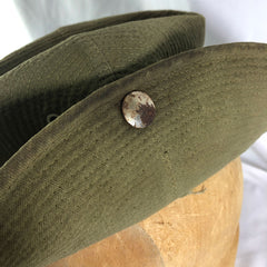 French Tropical Slouch Bush Hat Indochina Theatre Made 1948