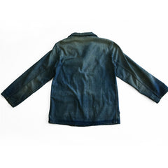 US Army Button-up Denim Jacket, back view