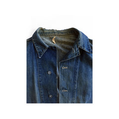 US Army Button-up Denim Jacket, collar 