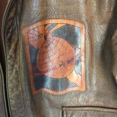 CBI Airways Communications System Type A-2 Flight Jacket, detail