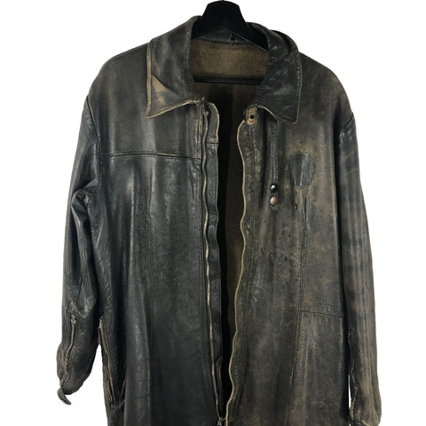 Heavy Leather German Luftwaffe Flight Suit Boiler C1940