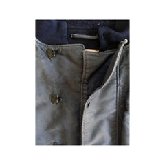 Sub Rescue NsX Blue Deck Jacket, collar fastening detail