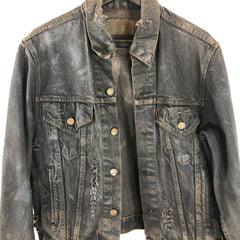 Overdyed & Distressed Type III Levis Denim Jacket