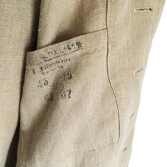 German Army Linen Drill HBT Work Jacket