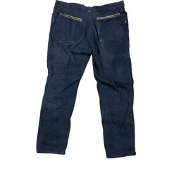 Patched French Denim Work Pants Vintage Jeans
