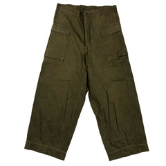 French Army HBT Herringbone Trousers Indochina C1950