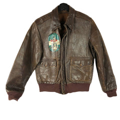 Painted 534th Bomb Squadron A-2 Flight Jacket "Flak Wackie"