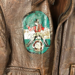 Painted 534th Bomb Squadron A-2 Flight Jacket "Flak Wackie"