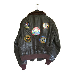 Patched L.W. Foster Sportwear US Navy G-1 Flight Jacket