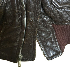 Patched L.W. Foster Sportwear US Navy G-1 Flight Jacket