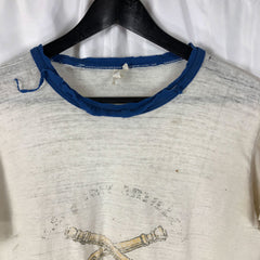 1950s Faded US Army Artillery T-Shirt Junk Yard Dogs