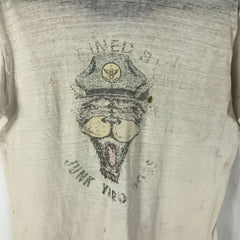 1950s Faded US Army Artillery T-Shirt Junk Yard Dogs