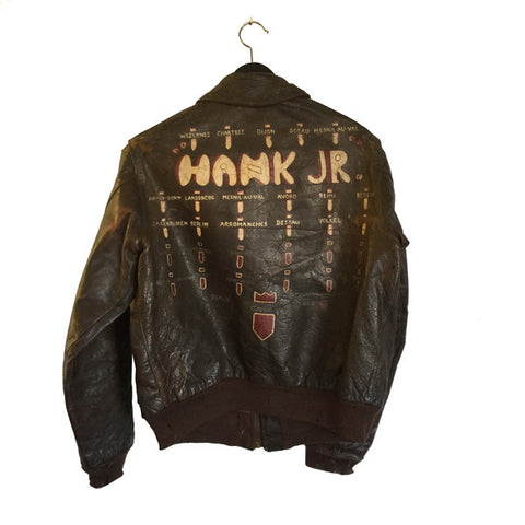 Hand-Painted Aero Leather Type A-2 Flight Jacket