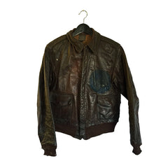 Hand-Painted Aero Leather Type A-2 Flight Jacket