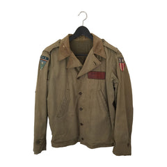 Leather Patched M41 CBI Flight Jacket, front view