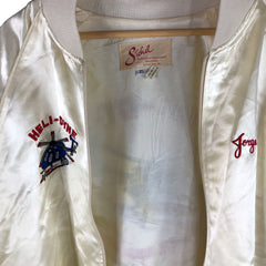 Vintage Sichel Heli-Dyne Long Beach Satin Souvenir Jacket