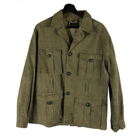 British Hong Kong Tailored Bush Tropical Jacket C1950