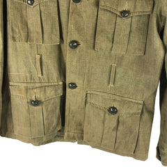 British Hong Kong Tailored Bush Tropical Jacket C1950