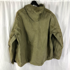 US Navy Green Hook Pullover Hooded Parka Large WWII