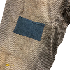 C1920 French Corduroy Work Pants Blue Horizon Patch