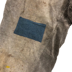 C1920 French Corduroy Work Pants Blue Horizon Patch