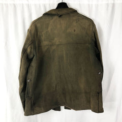 C1920 French La Biche Corduroy Work Hunting Jacket