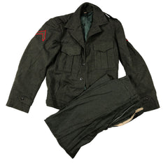 Named Marine Corp Service Ike Jacket w/ Trousers USMC