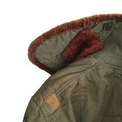 Named AAC 46 Bomber Group 64th Squadron Patched B-15A Flight Jacket