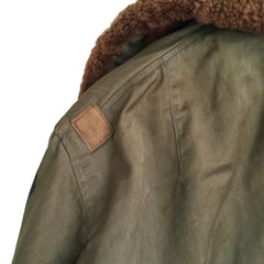 Named AAC 46 Bomber Group 64th Squadron Patched B-15A Flight Jacket