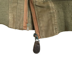 Named AAC 46 Bomber Group 64th Squadron Patched B-15A Flight Jacket