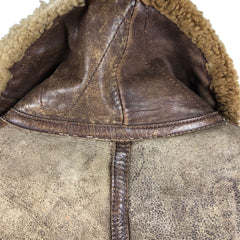 C1940 British Royal Air Force RAF Sheepskin Irvin Flight Jacket