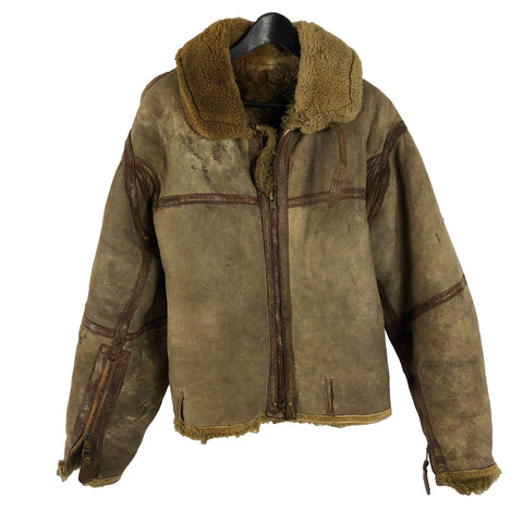 C1940 British Royal Air Force RAF Sheepskin Irvin Flight Jacket