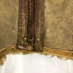C1940 British Royal Air Force RAF Sheepskin Irvin Flight Jacket
