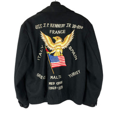 US Navy USS Kennedy Med Cruise 1969-1970 Souvenir Tour Jacket