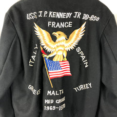 US Navy USS Kennedy Med Cruise 1969-1970 Souvenir Tour Jacket