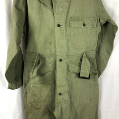 US Army HBT Herringbone Jumpsuit Mechanic's Coverall