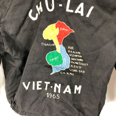 Embroidered 1965 Chu-Lai Vietnam Souvenir Jacket Small