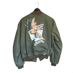 Japanese Made Painted & Patched 1st Div USMC Korea Souvenir Tanker Jacket