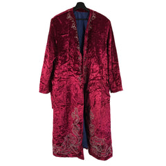 C1950 Silk Velvet Souvenir Russian Robe