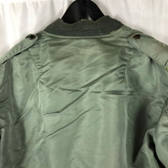 Early Blue Anchor Overall US Air Force L-2B Flight Jacket Large