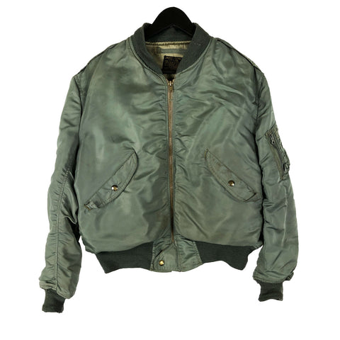 Early Blue Anchor Overall US Air Force L-2B Flight Jacket Large