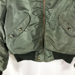 Early Blue Anchor Overall US Air Force L-2B Flight Jacket Large
