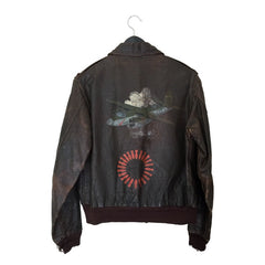 Aero Leather Hand Painted Type A-2 Jacket, back