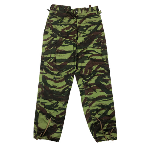 Deadstock French Airborne Lizard Camo Airborne Jump Pants w/ Suspenders