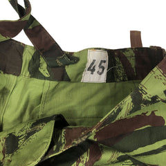 Deadstock French Airborne Lizard Camo Airborne Jump Pants w/ Suspenders